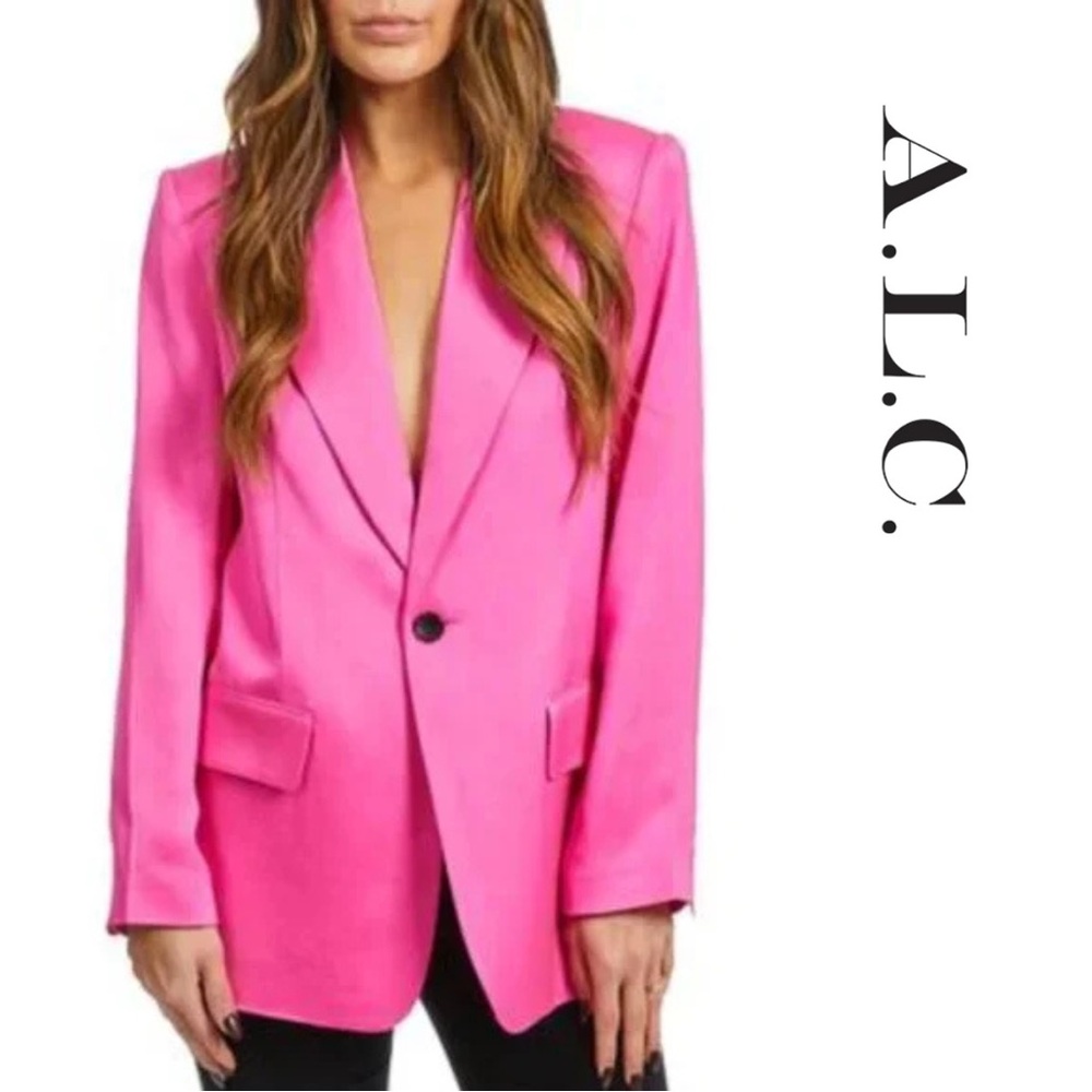 A.L.C. Bishop II Peak Lapel Blazer - Hot Pink - Size 6 - NWT